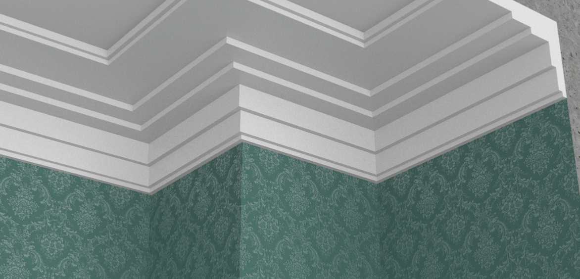 Art Deco Cornice #1 (large)