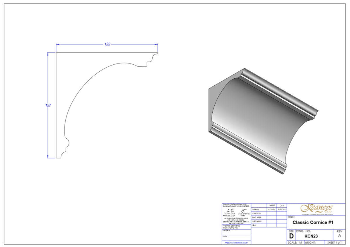 Sample of Classic Cornice #1