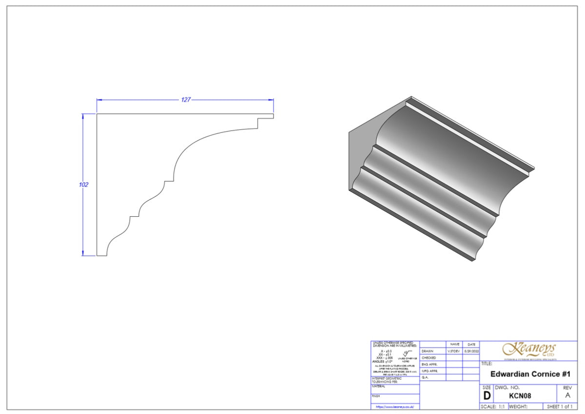 Edwardian Cornice #1