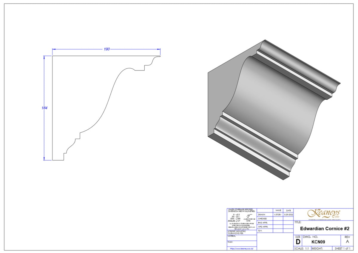 Edwardian Cornice #2