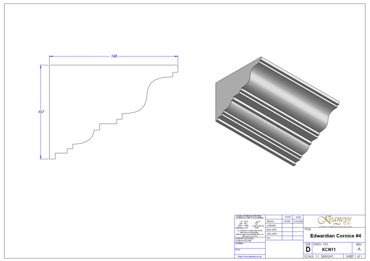 Edwardian Cornice #4