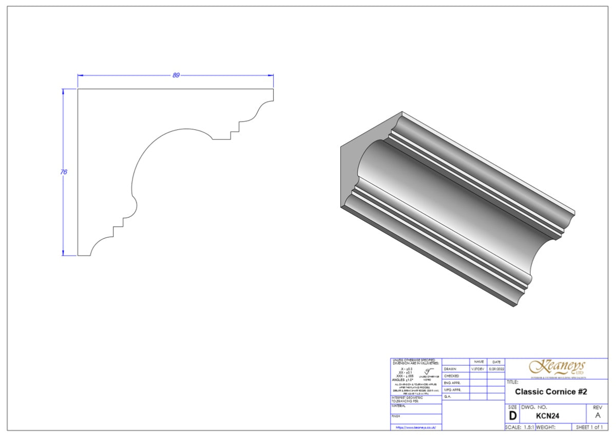 Sample of Classic Cornice #2