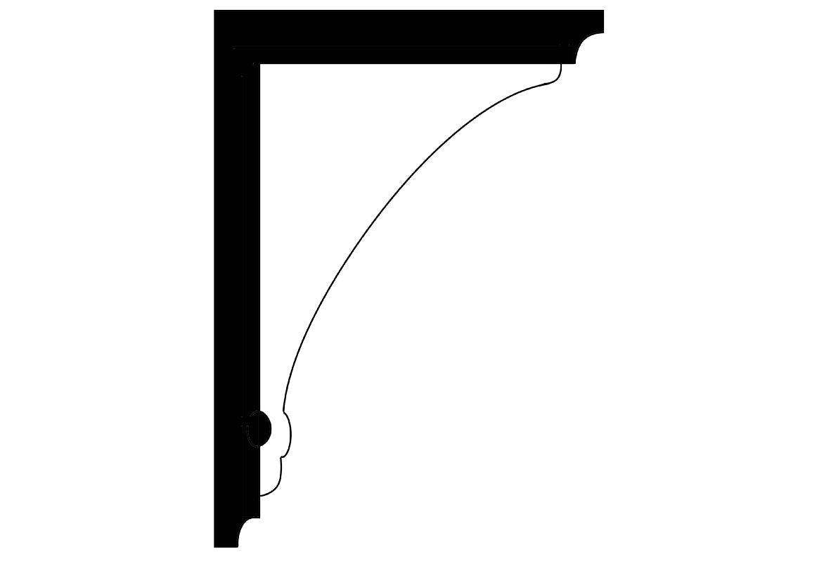 Sample of Enriched Gothic #1 Cornice